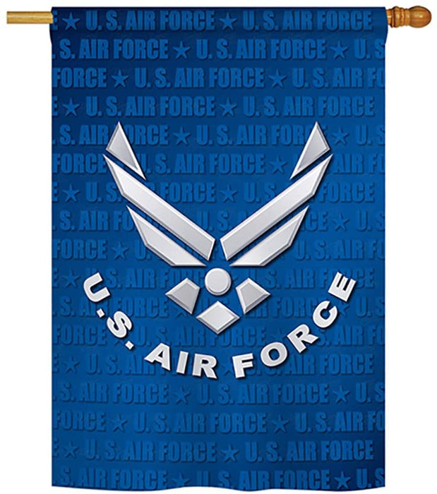 US Air Force Wings Banner Flag