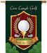 Live Laugh Golf Banner Flag