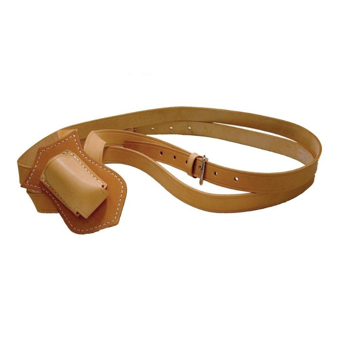 DOUBLE RUSSET LEATHER PARADE BELT