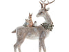 Reindeer with Animals Figurine