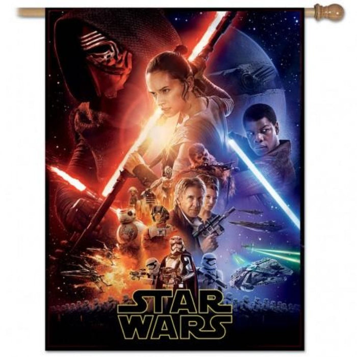 star wars new trilogy banner flag