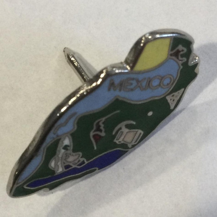 shaped MEXICO LAPEL PIN