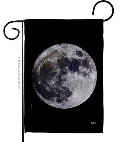 Earth's Moon Garden Flag