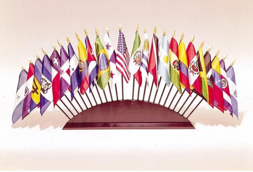 Base for Miniature Organization of American States Flag Set- Flags sold separately