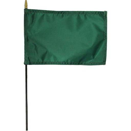 4x5" Green Racing Stick Flag