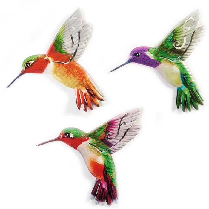 there are 3 different Hummingbird Design Wall Plaques available, each sold separately