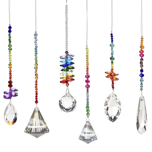 Prism Hanging Rainbow Suncatcher, 6 assorted styles