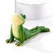 Laying Yoga Frog Polyresin Statue