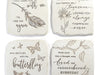there are 4 different Sentimental Stepping Stones/Wall Décor in this collection, each sold individually
