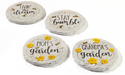 this collection of Garden Bees stepping stones has 4 designs, each sold individually 