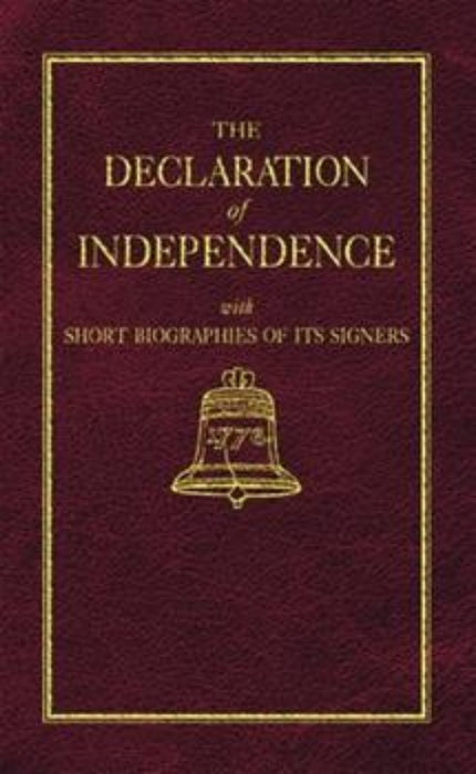 Declaration of Independence is 4.3 X 6.8 inches