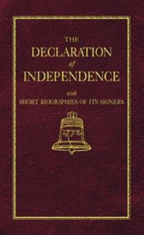 Declaration of Independence is 4.3 X 6.8 inches