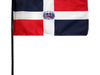 8x12" Dominican Republic Stick Flag