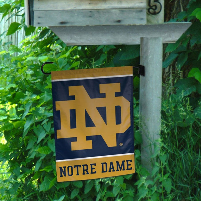 Notre Dame Logo Garden Flag