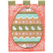 Decorated Easter Egg Applique Garden Flag