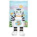 Cat Welcome Crazy Legs Applique Garden Flag