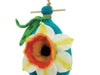 daffodil birdhouse