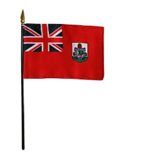 8x12" Bermuda Stick Flag