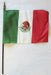 8x12" Mexico Stick Flag