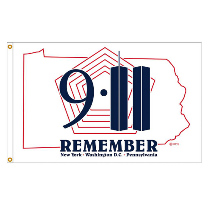 3x5' Remember 9/11 Nylon Flag