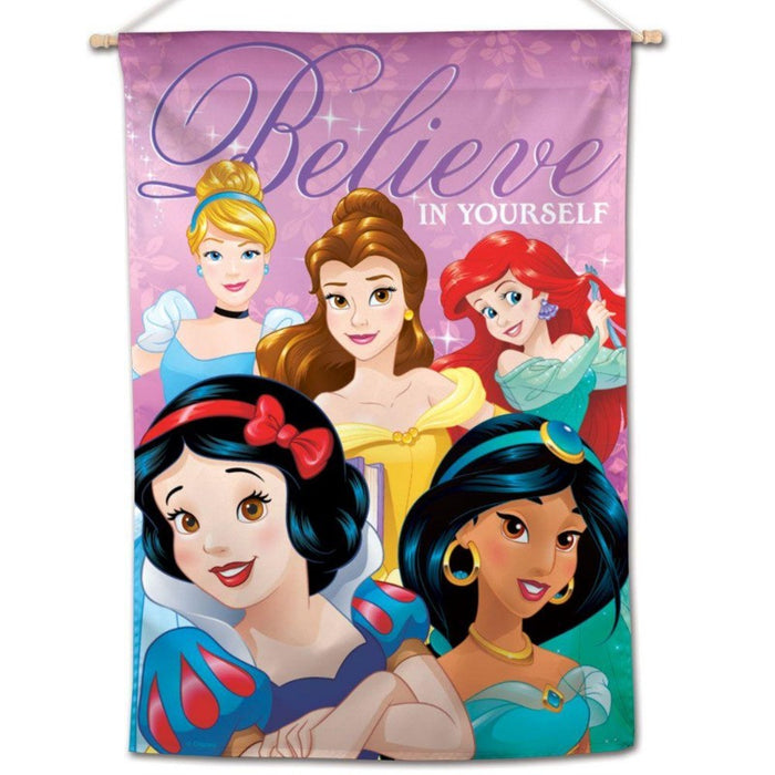 Believe in Yourself Disney Princess Banner Flag