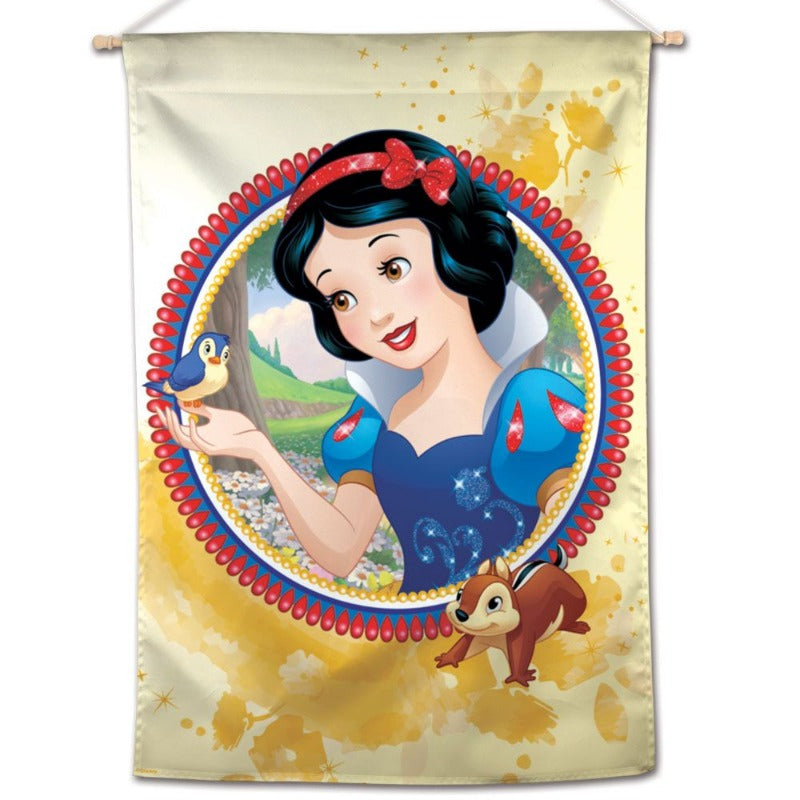 Snow White Portrait Banner Flag