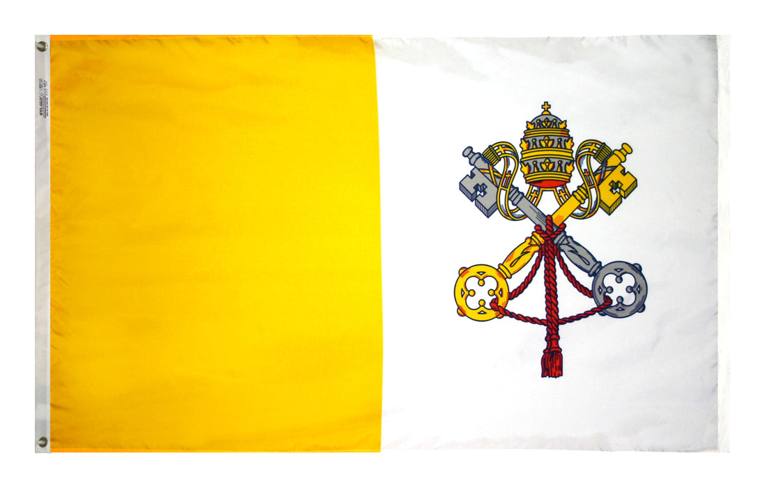 Papal Nylon Flag - Made in the USA