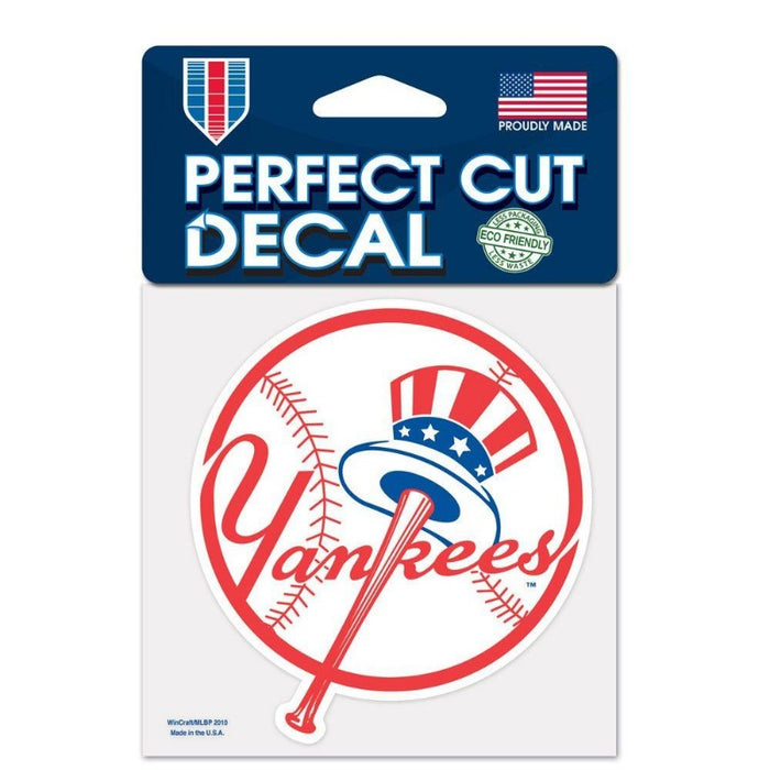 new york yankees baseball hat logo decal