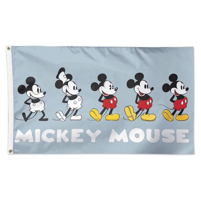 3x5' Mickey Mouse Evolution Polyester Flag
