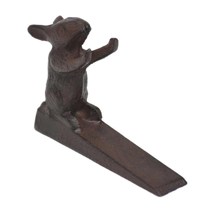 Antique Brown Mouse Door Stopper