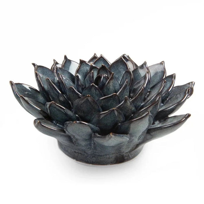 Handmade Ceramic Blue Grey Succulent