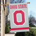 Ohio State Buckeyes Applique Banner Flag