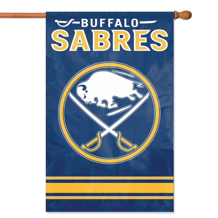 Buffalo Sabres Applique Banner Flag