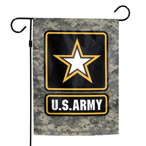 US Army Camo Garden Flag