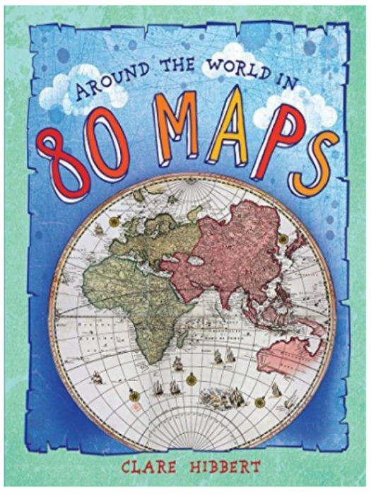 BOOK COVER WITH A DRAWING OF HALF OF A GLOBE ON IT