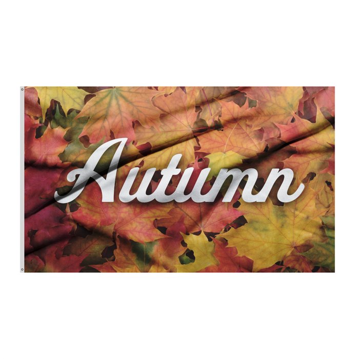 3x5' Autumn Leaves Polyester Flag - Made in USA