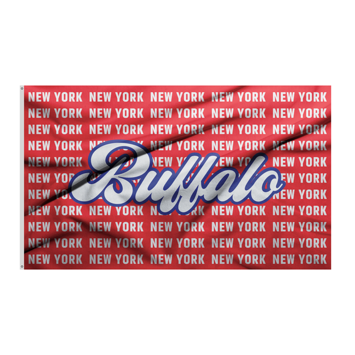 3x5' Buffalo, NY All Over Print Polyester Flag