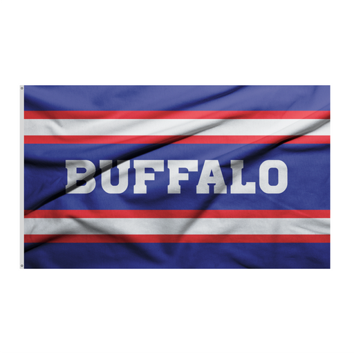 3x5' Buffalo Striped Polyester Flag