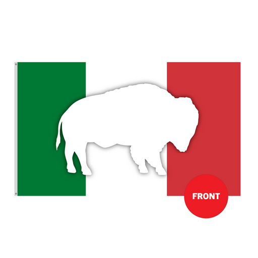3x5' Buffalo Italy Polyester Flag - Made in USA