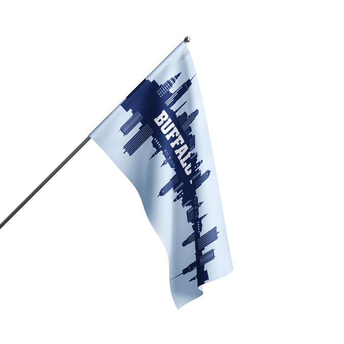 3x5' Buffalo Skyline Polyester Flag - Made in USA