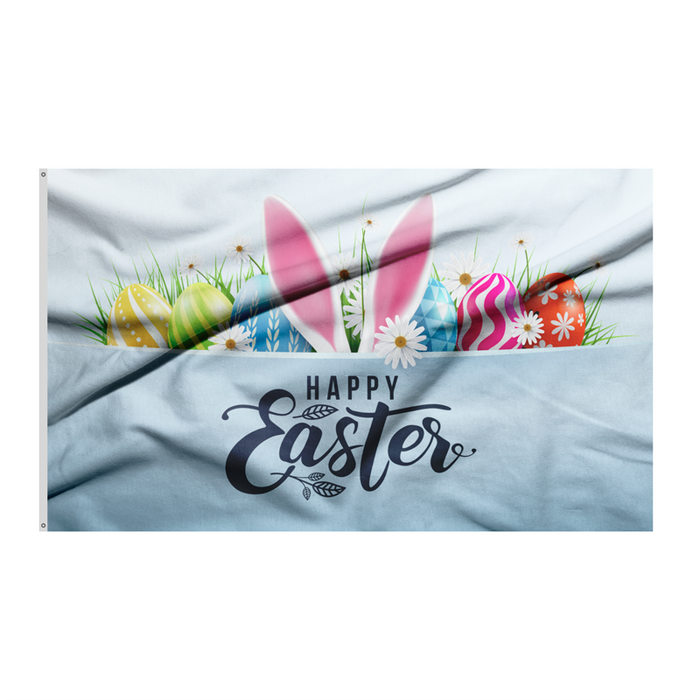 3x5' Bunny Ears Easter Polyester Flag - Made in USA