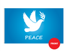 3x5' Peace Dove Polyester Flag - Made in USA