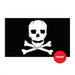 3x5' Jolly Roger Polyester Flag - Made in USA