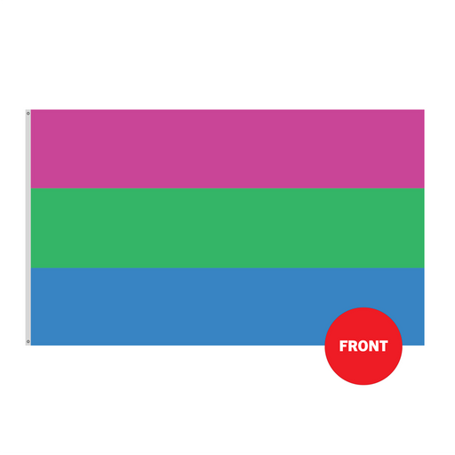 3x5' Polysexual Pride Flag | LGBTQ+ Flags | Made in USA