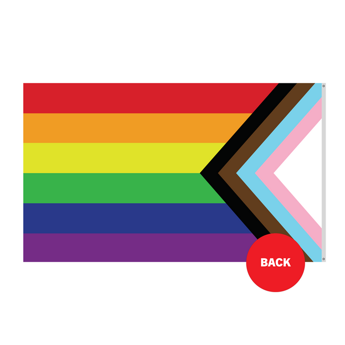 Progressive Pride Flag | LGBTQ+ Flags | Made in USA - comes in 2x3', 3x5', 4x6', and 5x8'