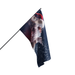 3x5' Snowy Santa Polyester Flag - Made in USA