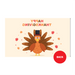 3x5' Thanksgiving Turkey Polyester Flag - Made in USA