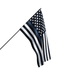 3x5' Thin Grey Line Polyester Flag - Made in USA