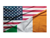 USA & Ireland Friendship Polyester Flag - Made in USA - comes in 2x3' and 3x5'