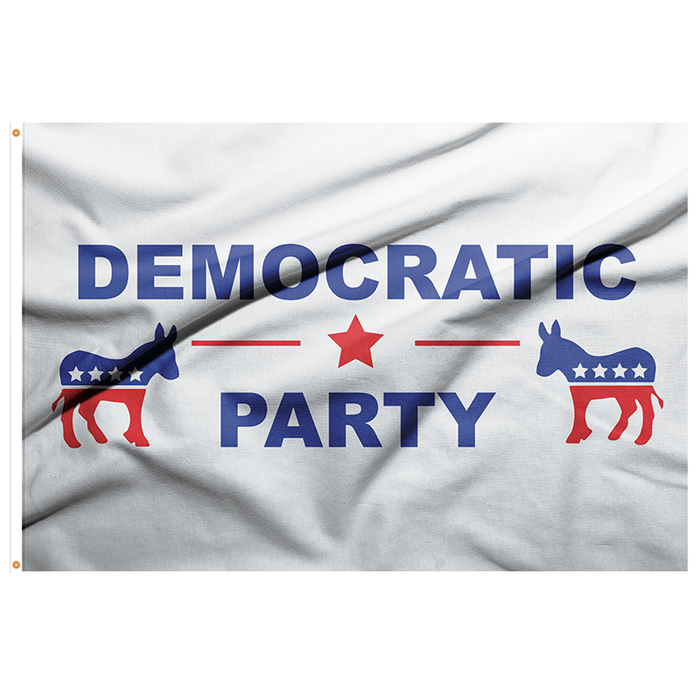 3'x5' Democratic Party Polyester Flag - Made in USA